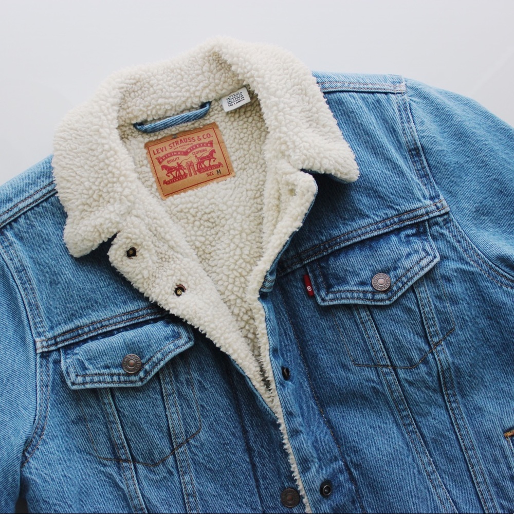 Levi’s Denim Sherpa Jacket